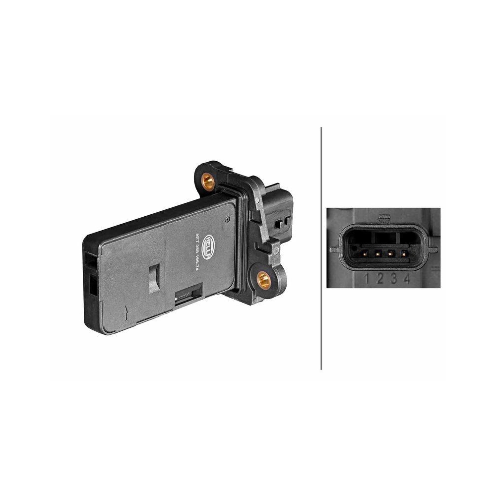 HELLA Luftmassenmesser 8ET 358 095-541 für NISSAN OPEL RENAULT VAUXHALL INFINITI