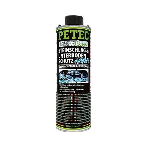 PETEC 3x 73710 Steinschlag Unterbodenschutz Alligator 1000 ml Dunkelgrau