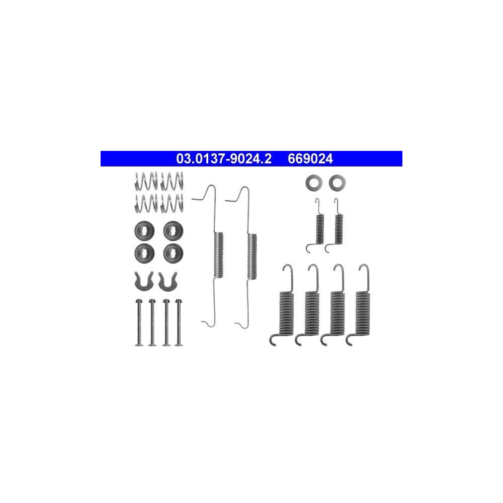 Zubeh&ouml;rsatz, Bremsbacken ATE 03.0137-9024.2 f&uuml;r, Hinterachse