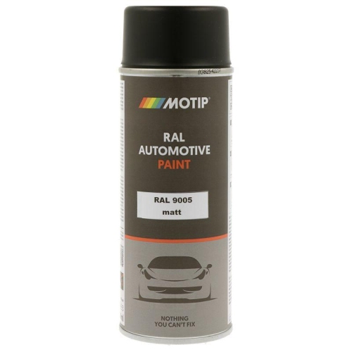 MOTIP 880160 Lack RAL Farbe Automotive RAL 9005 Matt 400 ml f&uuml;r