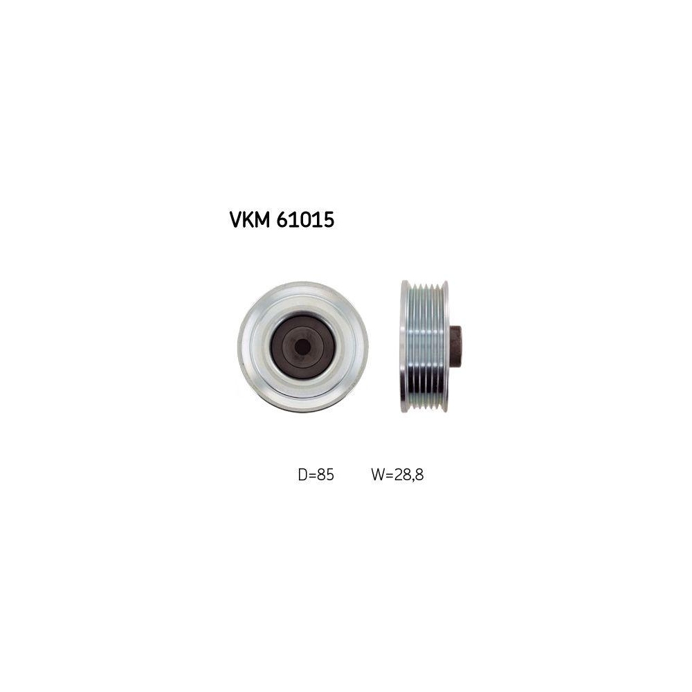 Umlenk-/F&uuml;hrungsrolle, Keilrippenriemen SKF VKM 61015 f&uuml;r TOYOTA