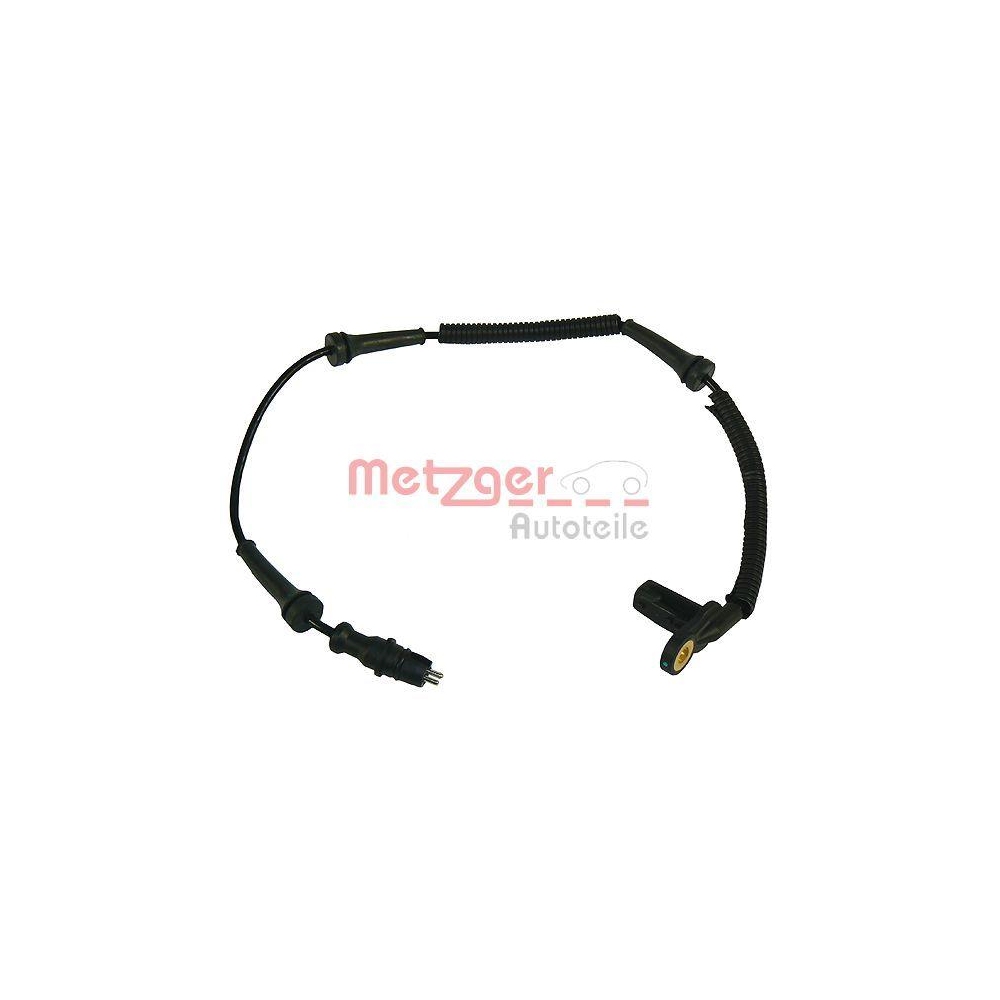 Sensor, Raddrehzahl METZGER 0900674 f&uuml;r RENAULT, Vorderachse