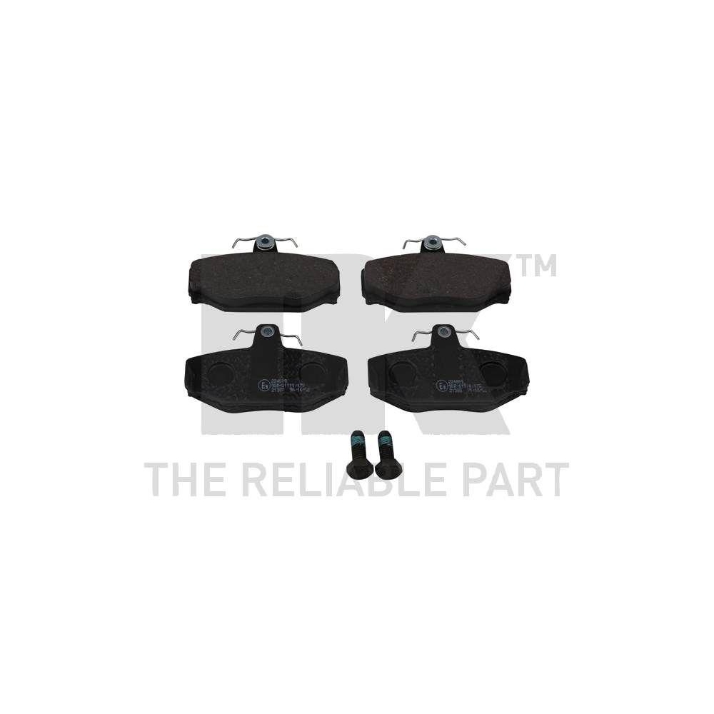 Bremsbelagsatz, Scheibenbremse NK 224809 f&uuml;r VOLVO, Hinterachse