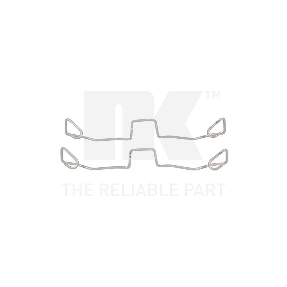 Zubehörsatz, Scheibenbremsbelag NK 7947633 für, Vorderachse