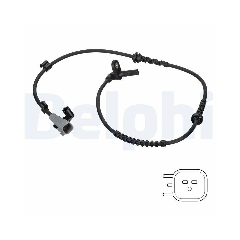 DELPHI SS20817 Sensor, Raddrehzahl f&uuml;r OPEL VAUXHALL, Vorderachse