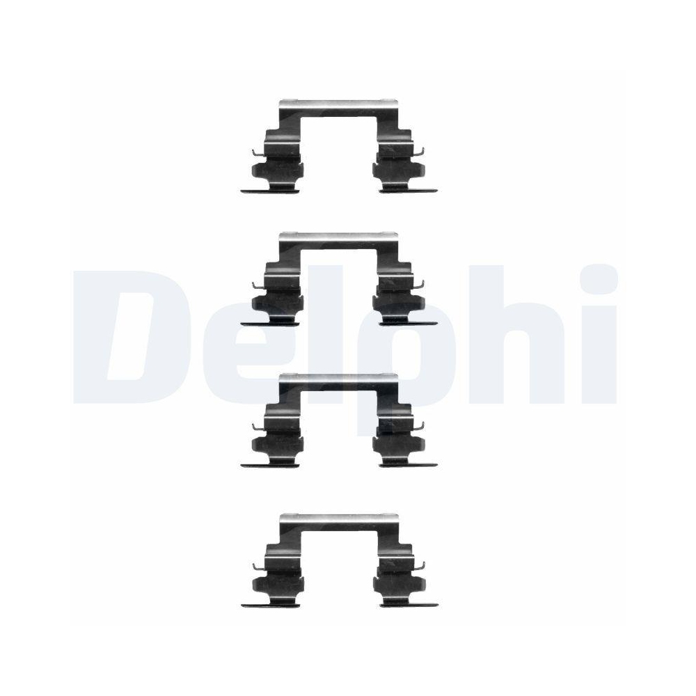 DELPHI LX0364 Zubeh&ouml;rsatz, Scheibenbremsbelag f&uuml;r, Vorderachse