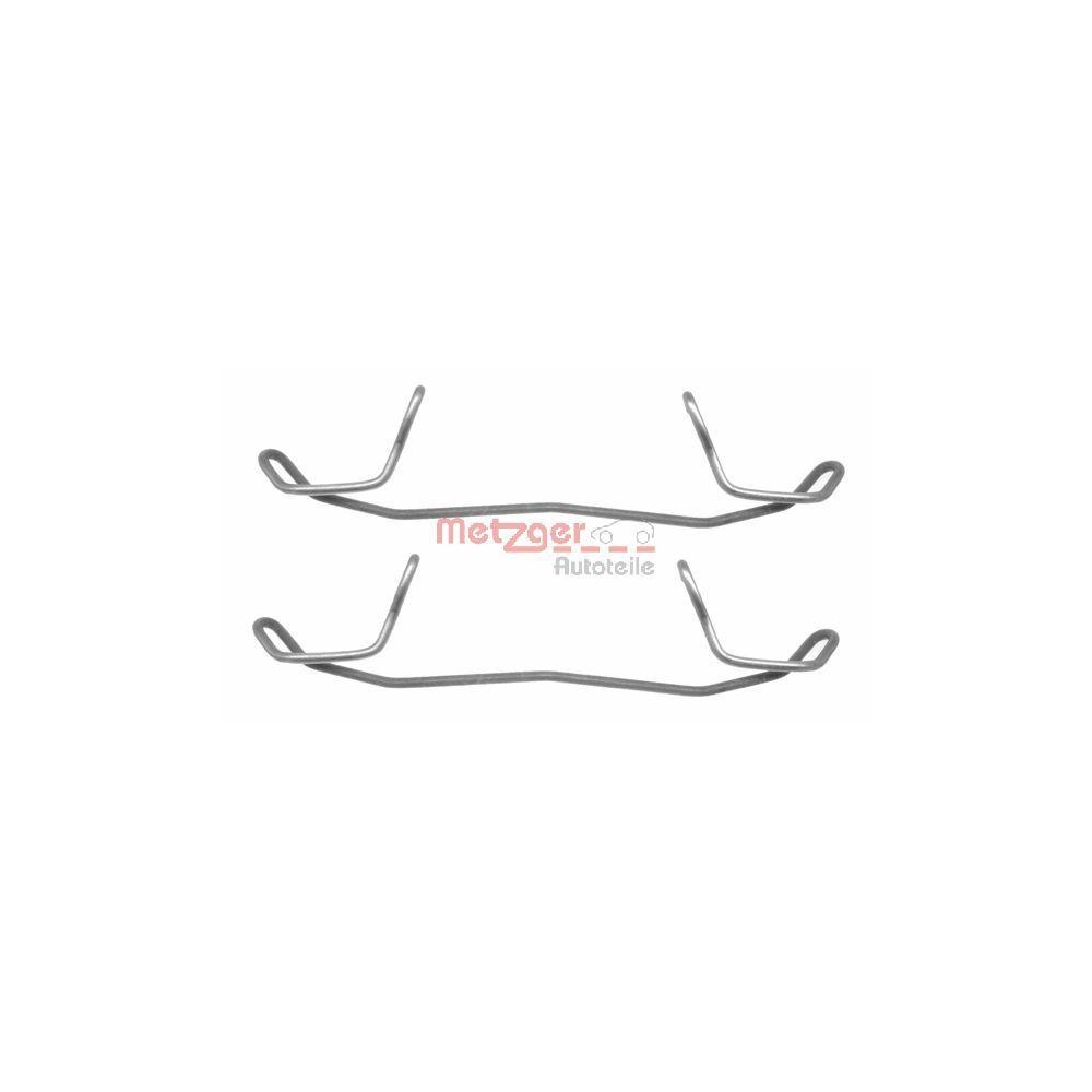 Zubeh&ouml;rsatz, Scheibenbremsbelag METZGER 109-1123 GREENPARTS f&uuml;r VW, Hinterachse