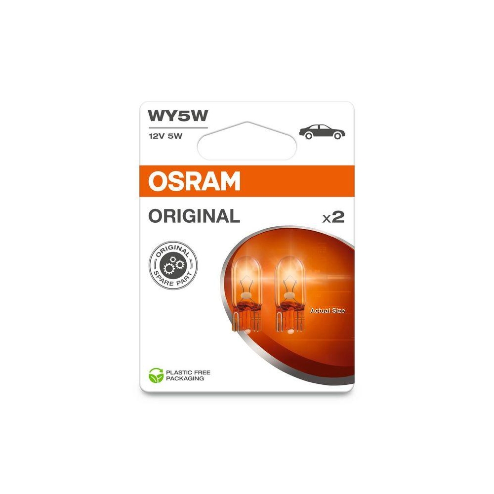 Glühlampe, Blinkleuchte ams-OSRAM 2827NA-2BL ORIGINAL für, Außenspiegel, hinten