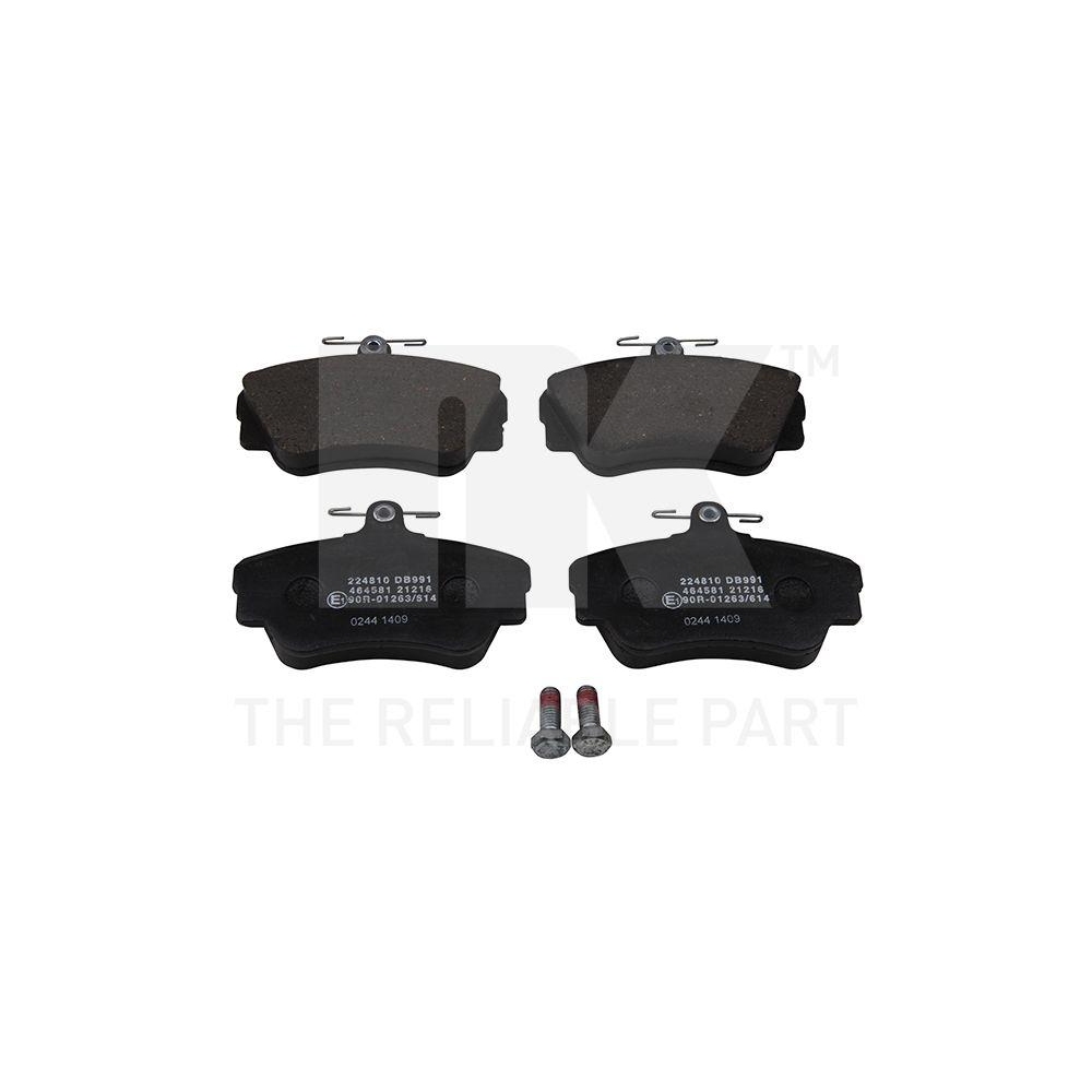 Bremsbelagsatz, Scheibenbremse NK 224810 für VOLVO, Vorderachse