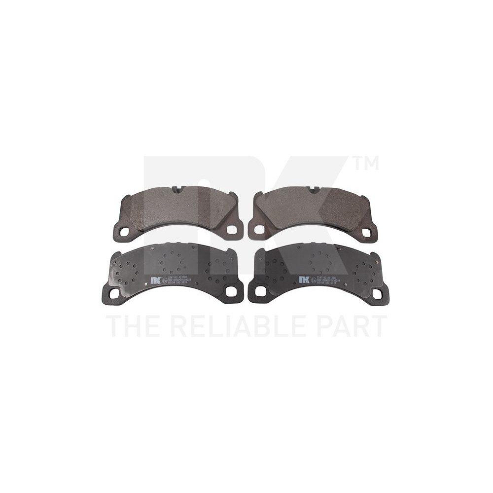 Bremsbelagsatz, Scheibenbremse NK 2247142 f&uuml;r PORSCHE, Vorderachse