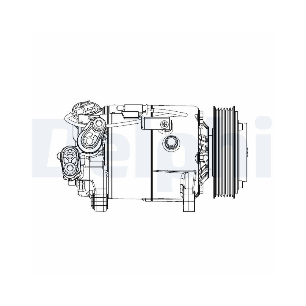 Kompressor, Klimaanlage DELPHI CS20500 für BMW MINI