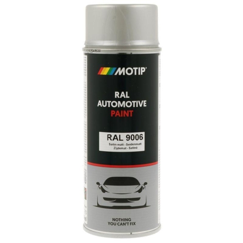 MOTIP 880162 Lack RAL Farbe Automotive RAL 9006 SeidenMatt 400 ml f&uuml;r