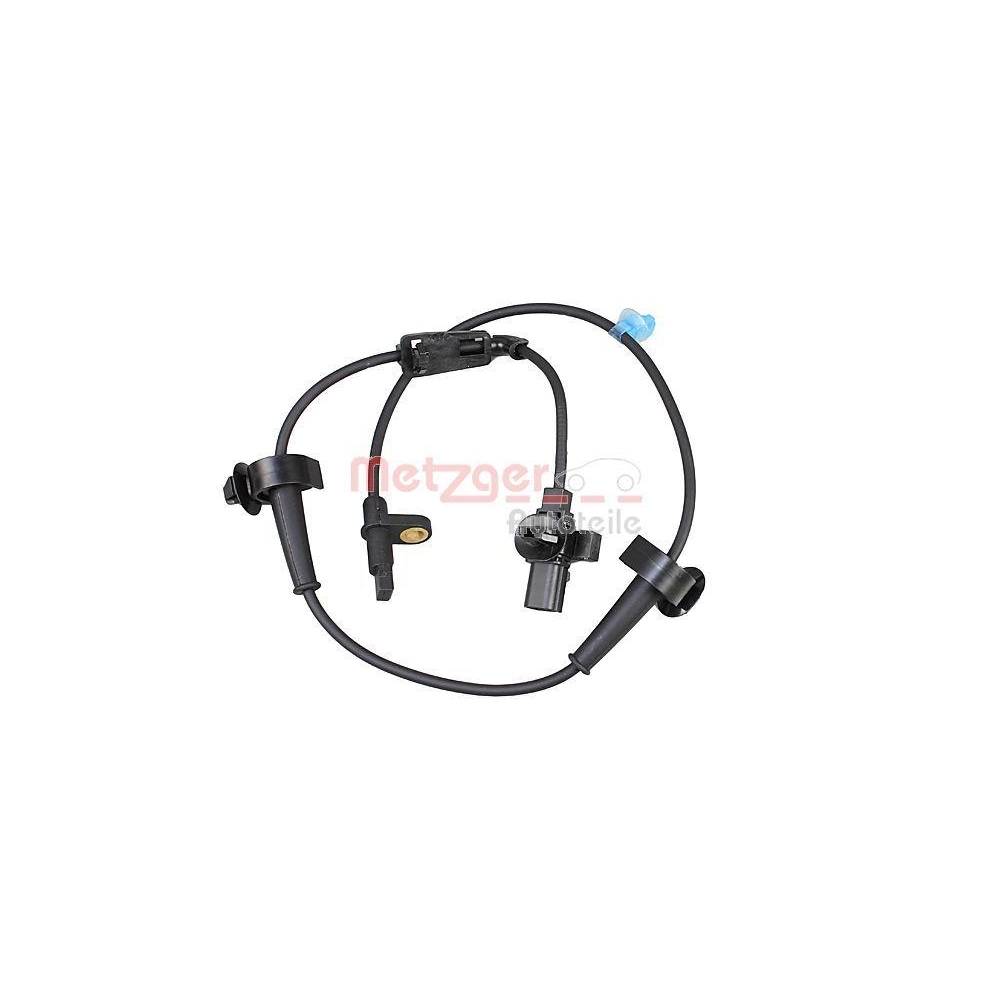 Sensor, Raddrehzahl METZGER 09001184 f&uuml;r HONDA, Vorderachse links