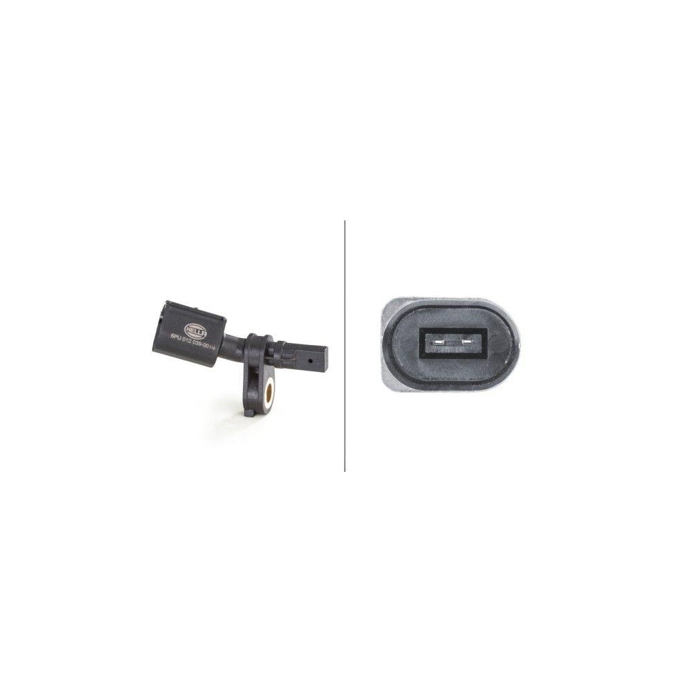 HELLA Sensor, Raddrehzahl 6PU 012 039-001 für AUDI SEAT SKODA VW, rechts