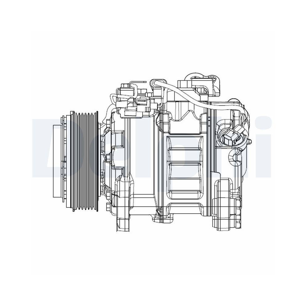 DELPHI CS20501 Kompressor, Klimaanlage f&uuml;r BMW