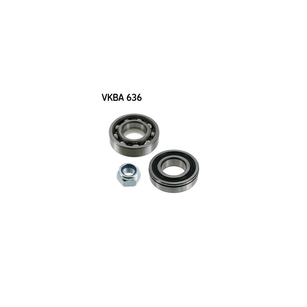 Radlagersatz SKF VKBA 636 f&uuml;r RENAULT, Vorderachse