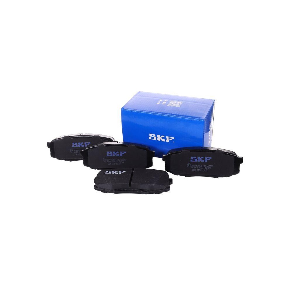Bremsbelagsatz, Scheibenbremse SKF VKBP 90627 f&uuml;r TOYOTA LEXUS, Hinterachse