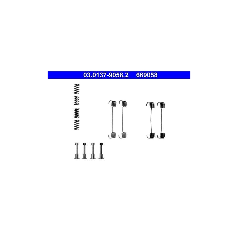 Zubeh&ouml;rsatz, Feststellbremsbacken ATE 03.0137-9058.2 f&uuml;r BMW, Hinterachse