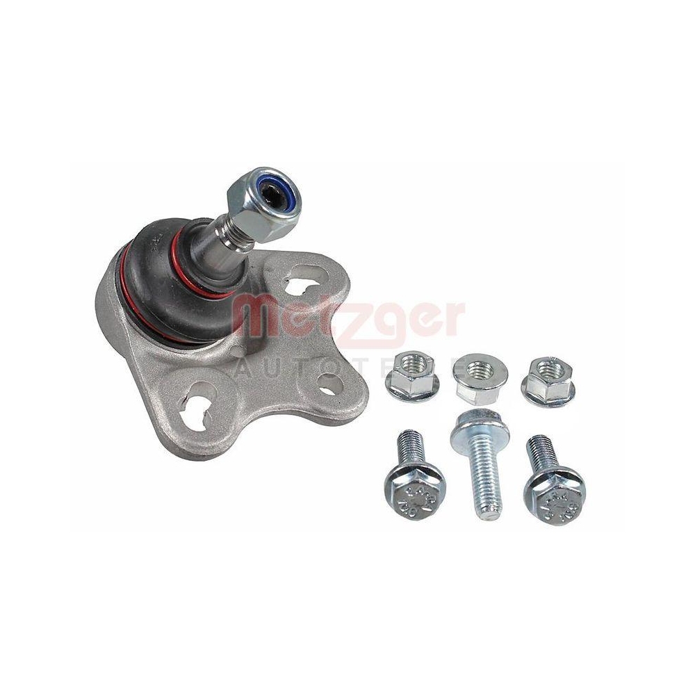Trag-/F&uuml;hrungsgelenk METZGER 57017218 KIT + f&uuml;r MERCEDES-BENZ, Vorderachse links