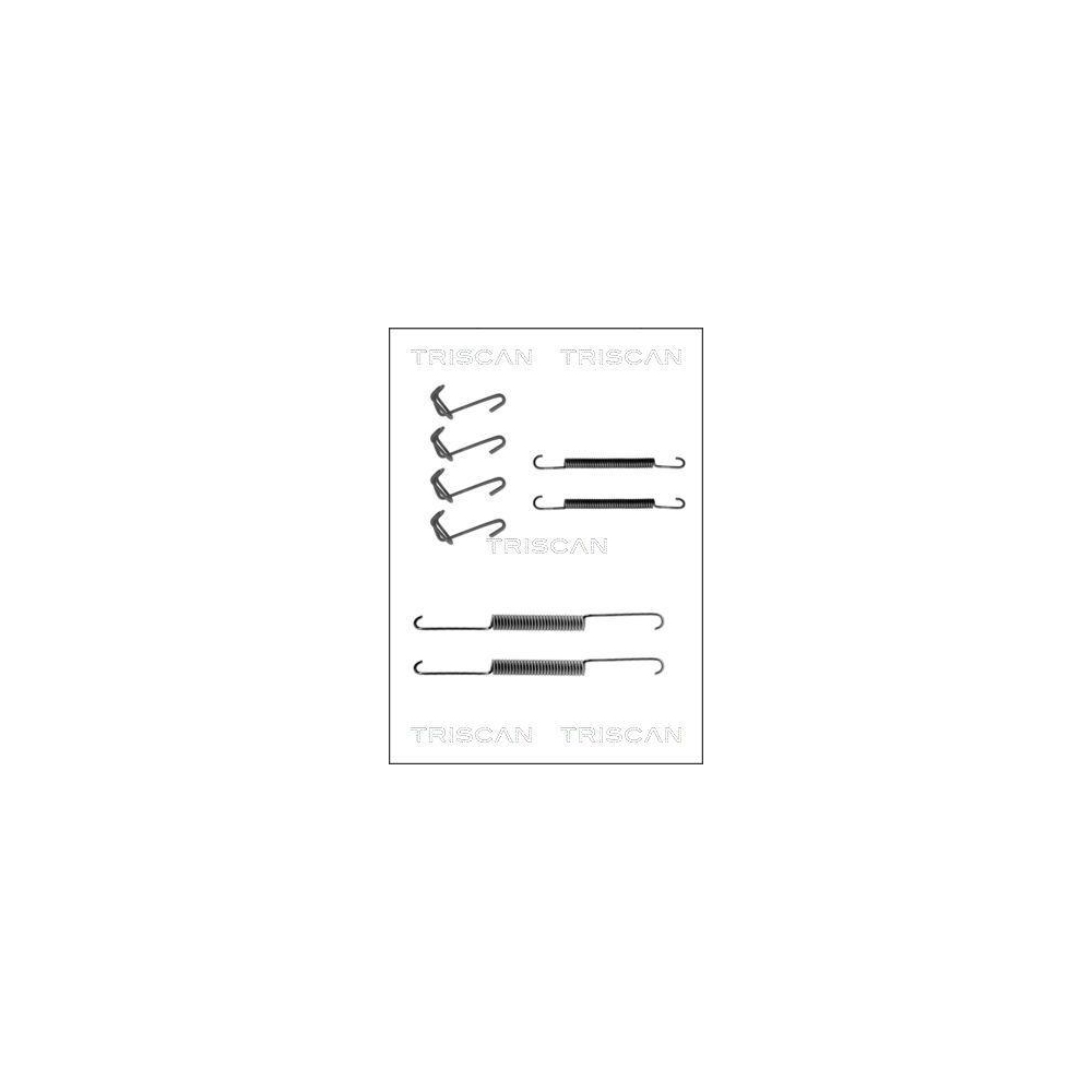 Zubeh&ouml;rsatz, Bremsbacken TRISCAN 8105 242346 f&uuml;r, Hinterachse