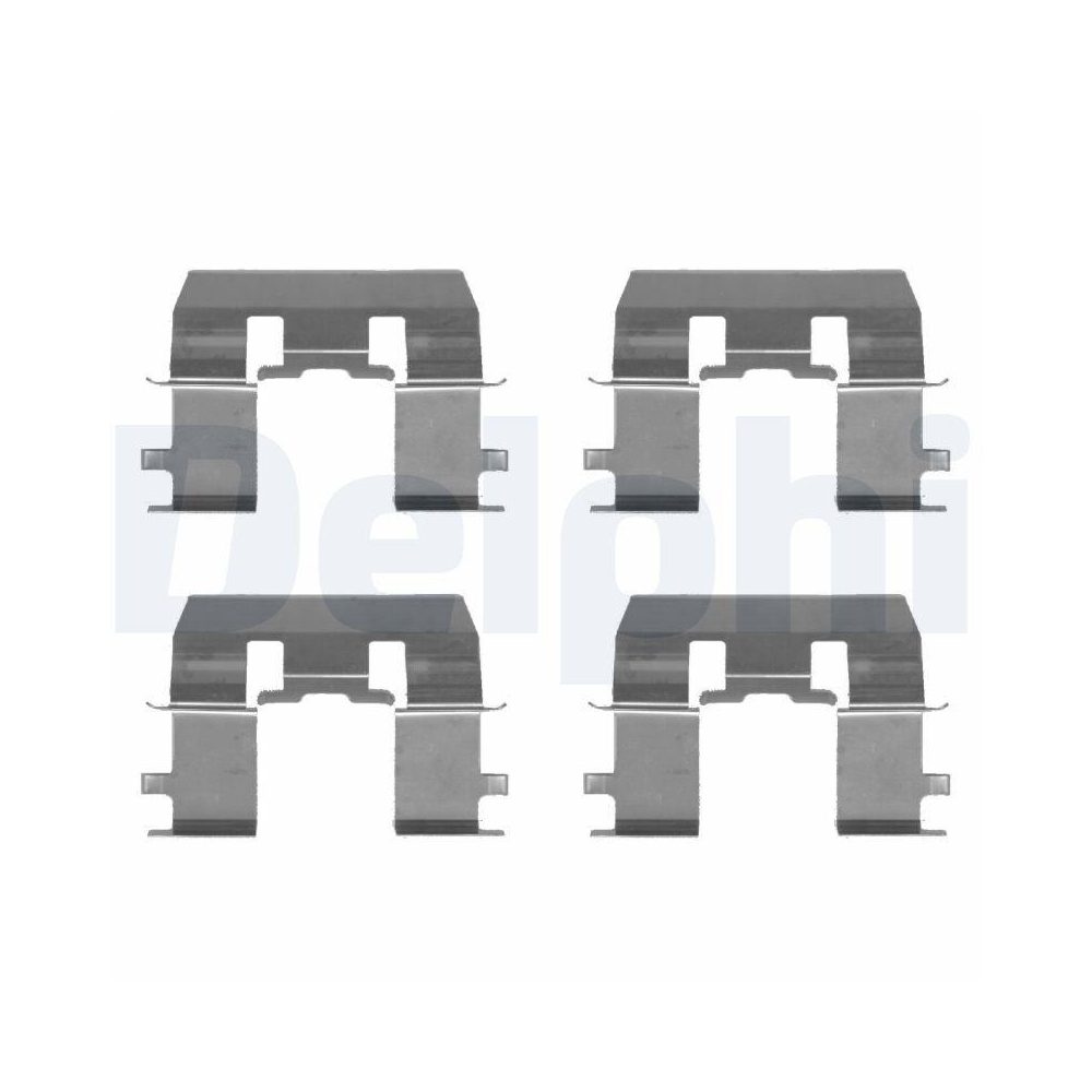 DELPHI LX0368 Zubeh&ouml;rsatz, Scheibenbremsbelag f&uuml;r HONDA, Vorderachse