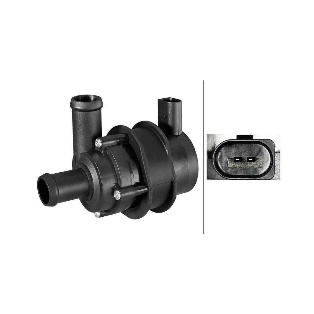 HELLA Zusatzwasserpumpe (K&uuml;hlwasserkreislauf) 8TW 358 304-541 f&uuml;r AUDI SEAT VW