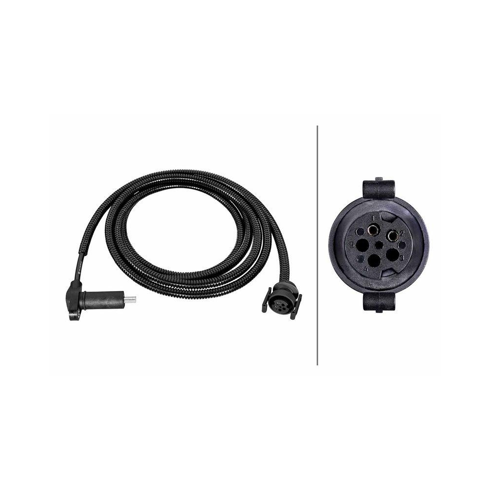 HELLA Sensor, Raddrehzahl 6PU 230 052-071 f&uuml;r MAN, Vorderachse