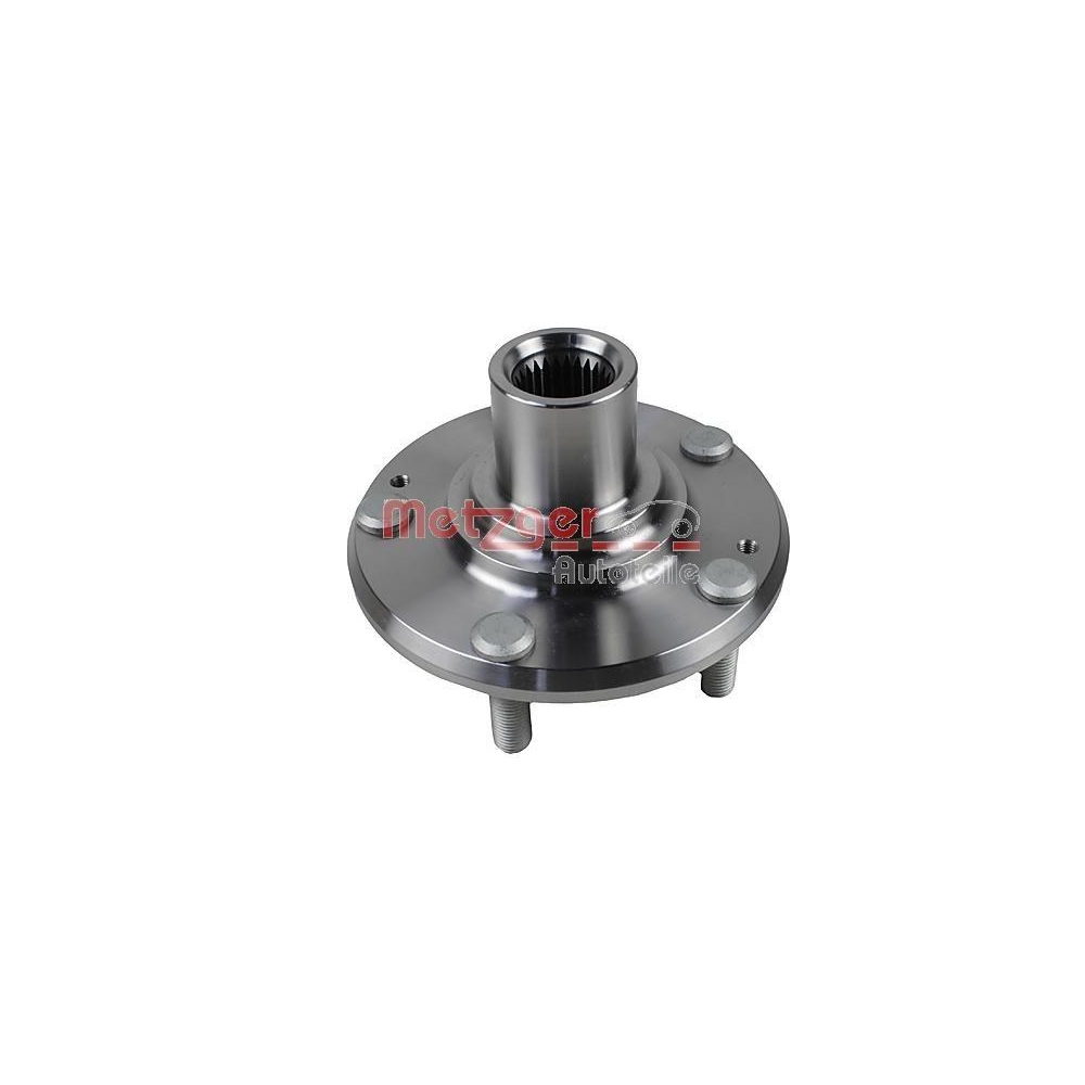 Radnabe METZGER N 1072 f&uuml;r HYUNDAI KIA, Vorderachse links, Vorderachse rechts