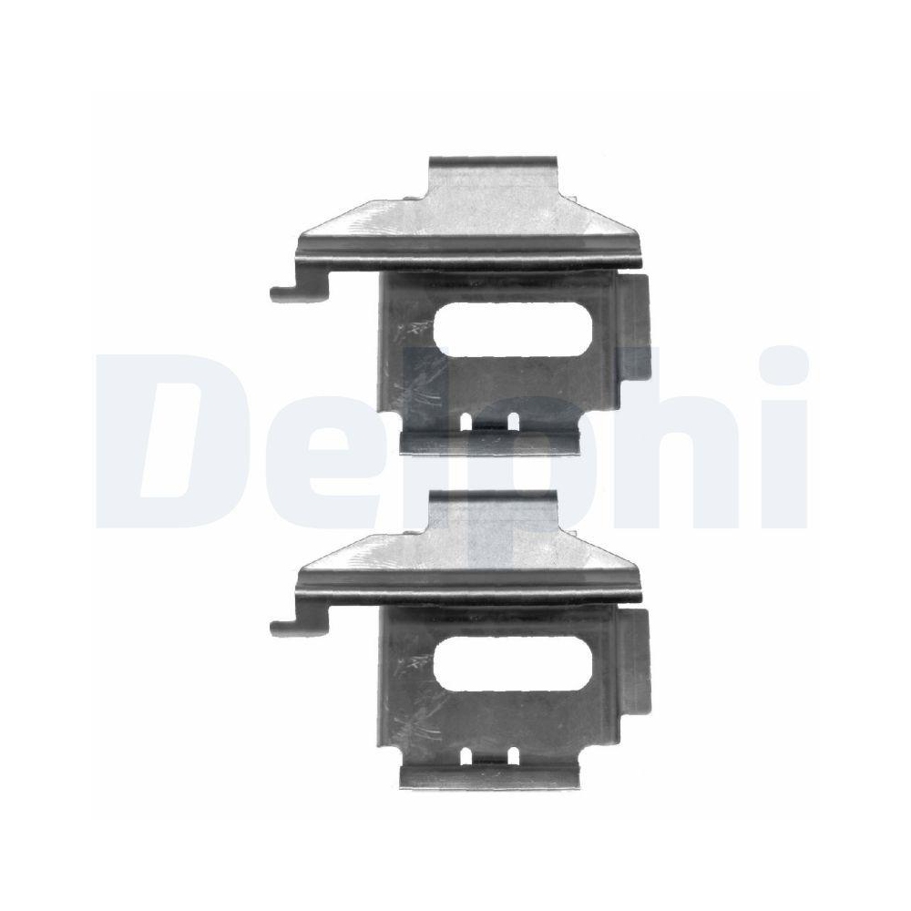 DELPHI LX0369 Zubeh&ouml;rsatz, Scheibenbremsbelag f&uuml;r, Hinterachse, Vorderachse