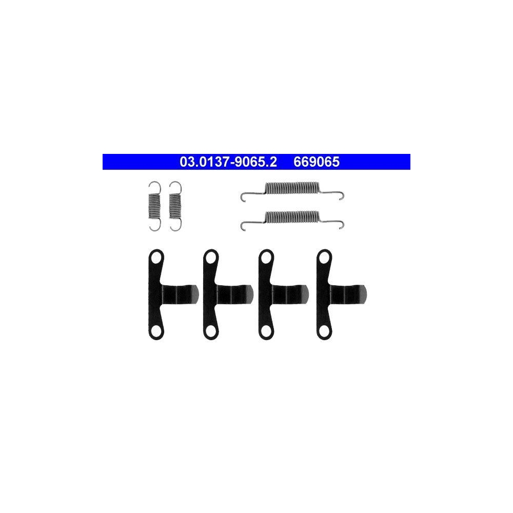 Zubeh&ouml;rsatz, Feststellbremsbacken ATE 03.0137-9065.2 f&uuml;r, Hinterachse