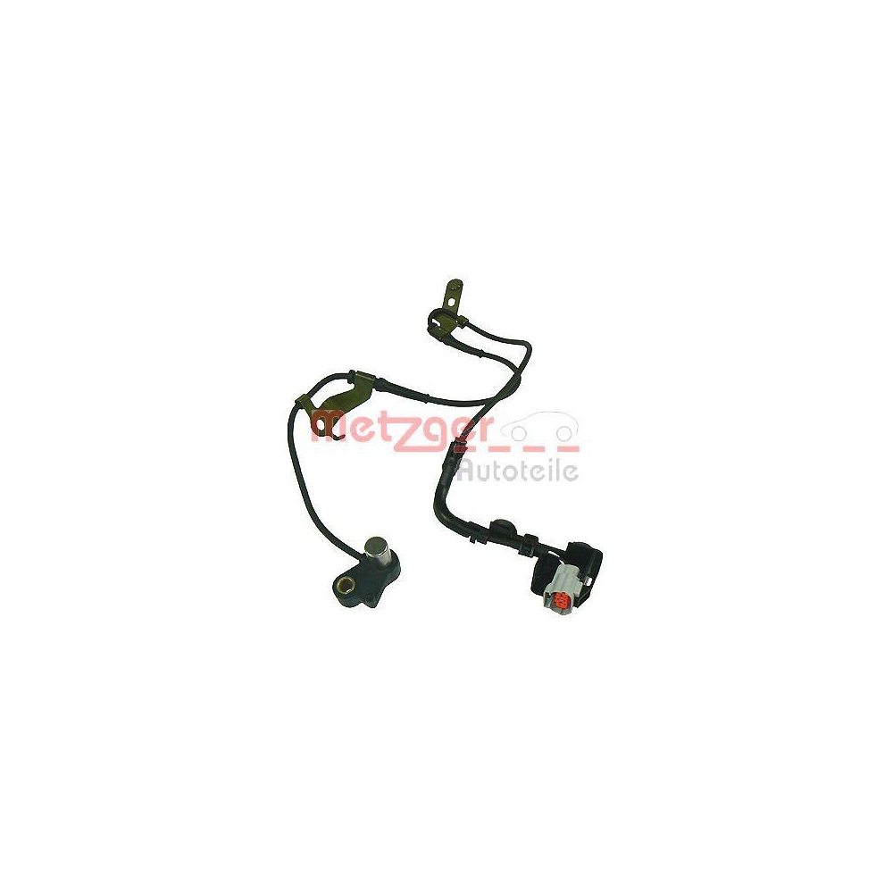 Sensor, Raddrehzahl METZGER 0900680 f&uuml;r MAZDA IKA, Vorderachse rechts