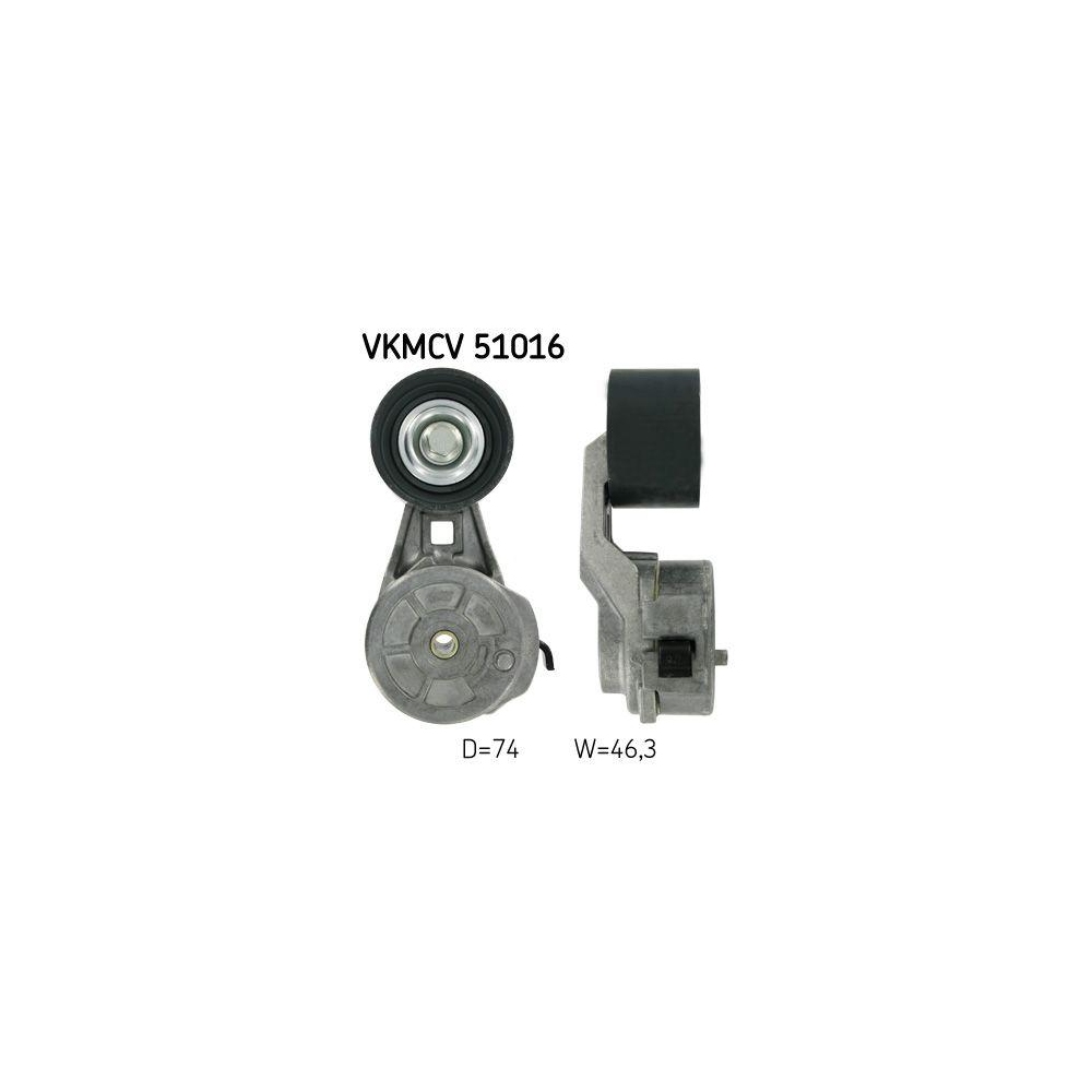 Riemenspanner, Keilrippenriemen SKF VKMCV 51016 f&uuml;r MERCEDES-BENZ