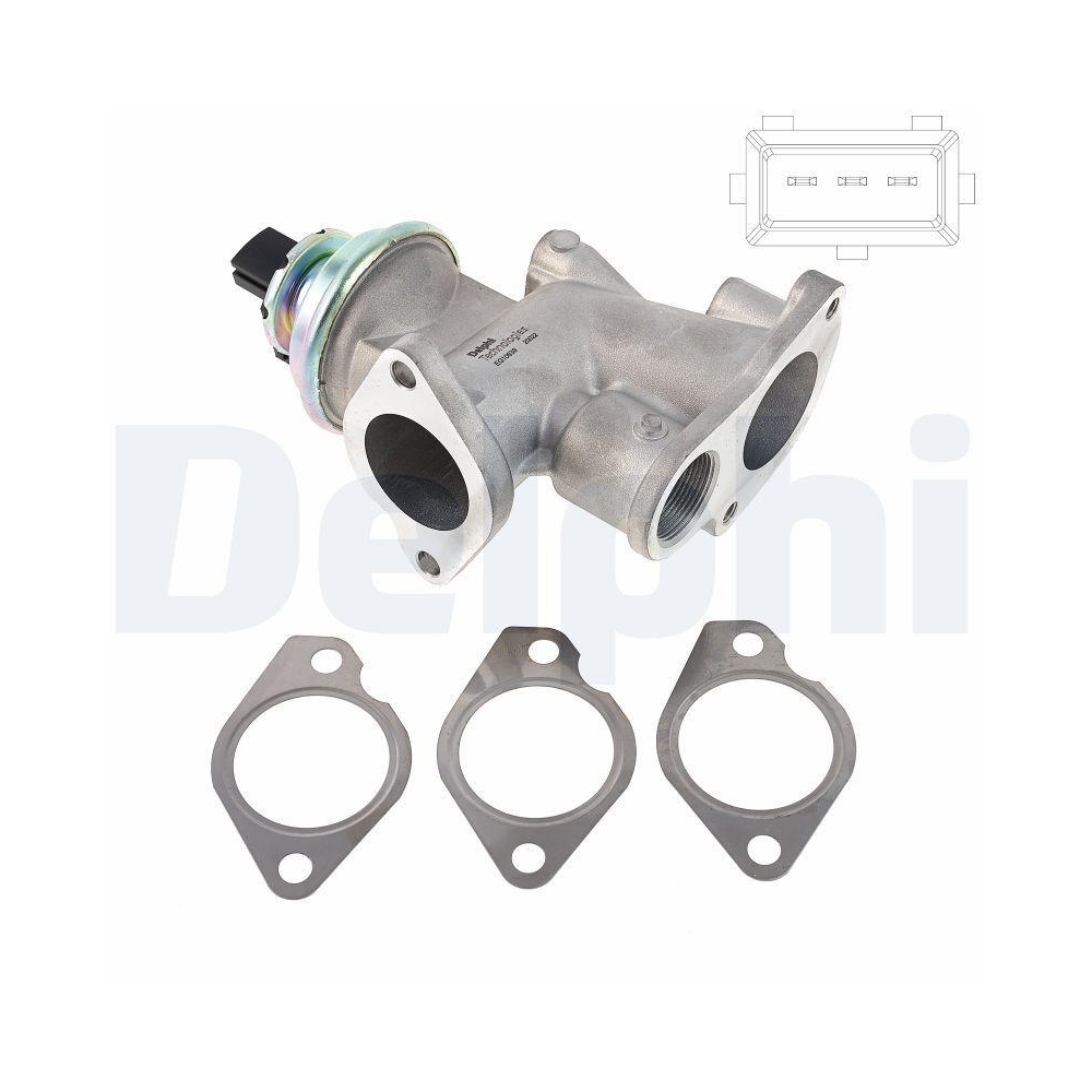 DELPHI EG10639-12B1 AGR-Ventil f&uuml;r OPEL VAUXHALL