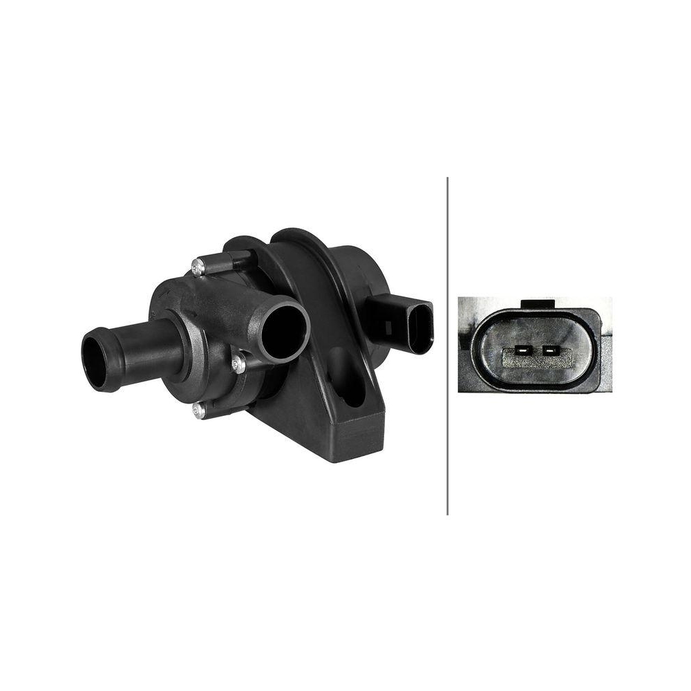 HELLA Zusatzwasserpumpe (K&uuml;hlwasserkreislauf) 8TW 358 304-561 f&uuml;r AUDI SEAT VW
