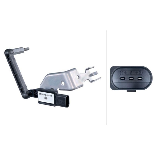 HELLA 6PM 012 699-741 Sensor, Leuchtweitenregulierung f&uuml;r PORSCHE