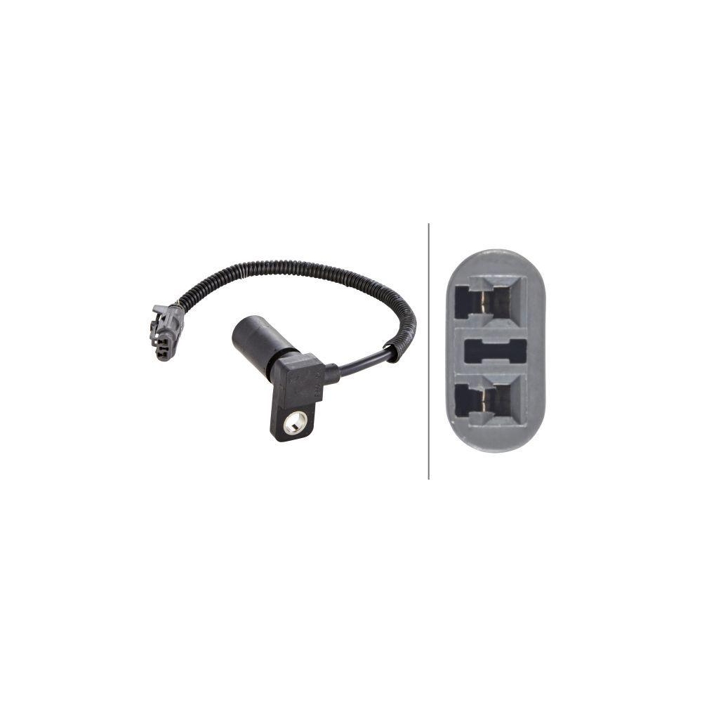 HELLA Drehzahlsensor, Automatikgetriebe 6PU 009 145-061 f&uuml;r SEAT SKODA VW