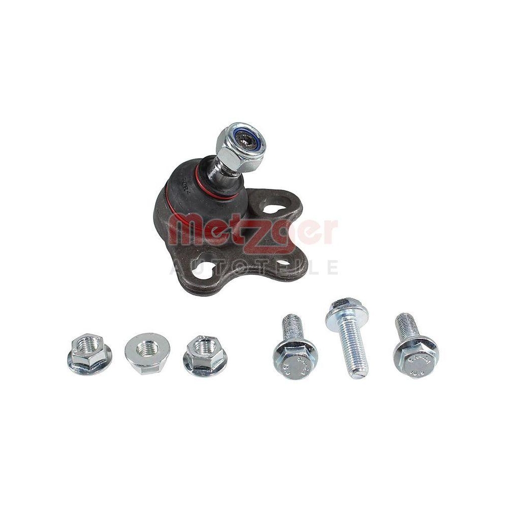 Trag-/F&uuml;hrungsgelenk METZGER 57017918 KIT + f&uuml;r MERCEDES-BENZ, Vorderachse links