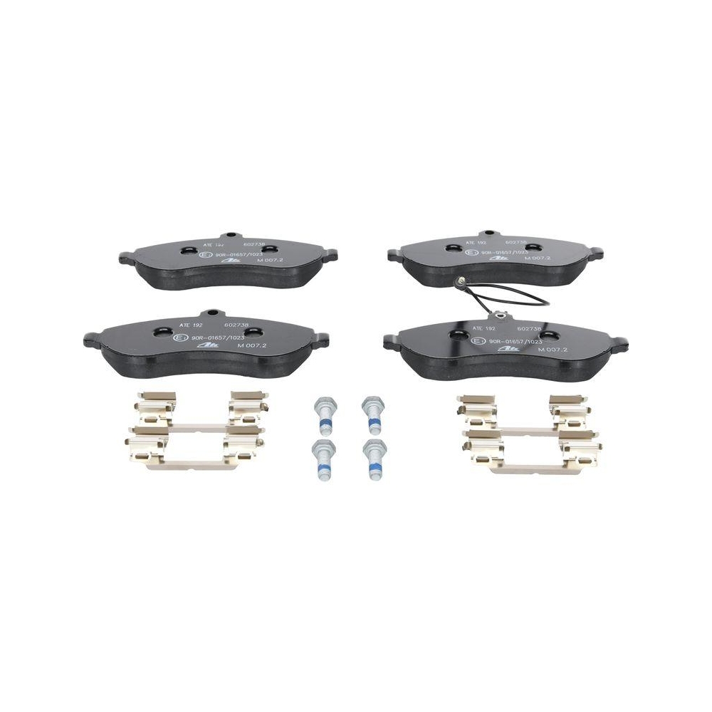 Bremsbelagsatz, Scheibenbremse ATE 13.0460-2738.2 f&uuml;r CITRO&Euml;N FIAT PEUGEOT