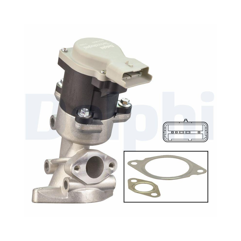 DELPHI EG10640-12B1 AGR-Ventil f&uuml;r LAND ROVER, links