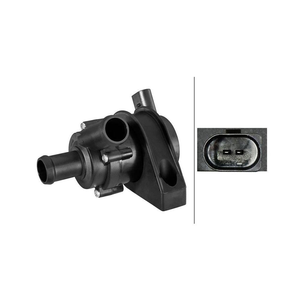 HELLA Zusatzwasserpumpe (K&uuml;hlwasserkreislauf) 8TW 358 304-571 f&uuml;r AUDI SEAT VW