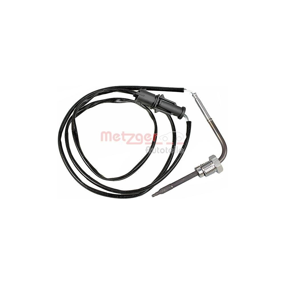 Sensor, Abgastemperatur METZGER 0894583 f&uuml;r FIAT, nach Katalysator, vorne