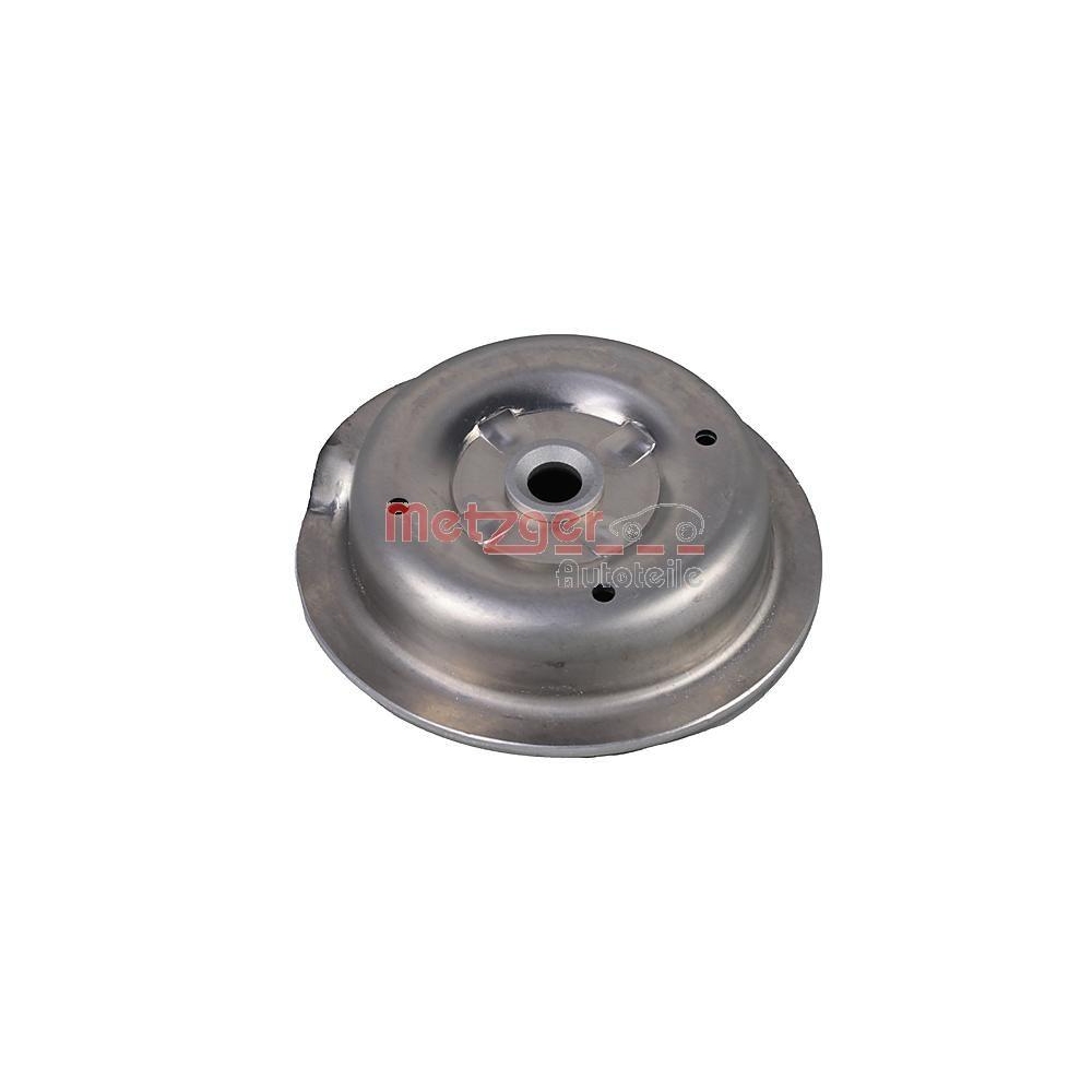 Federteller METZGER 6490319 f&uuml;r BMW, Vorderachse links, Vorderachse rechts, oben