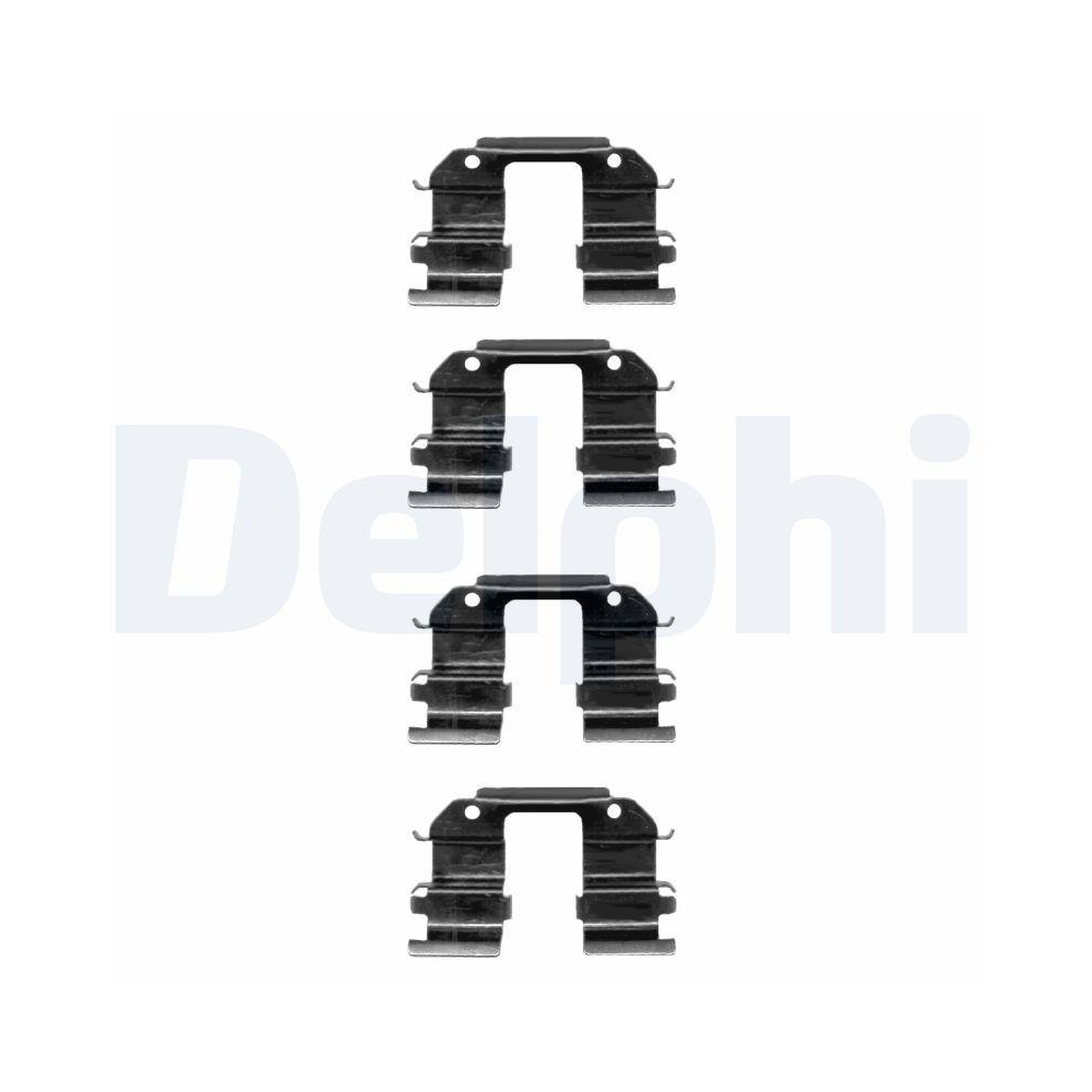DELPHI LX0372 Zubeh&ouml;rsatz, Scheibenbremsbelag f&uuml;r, Vorderachse