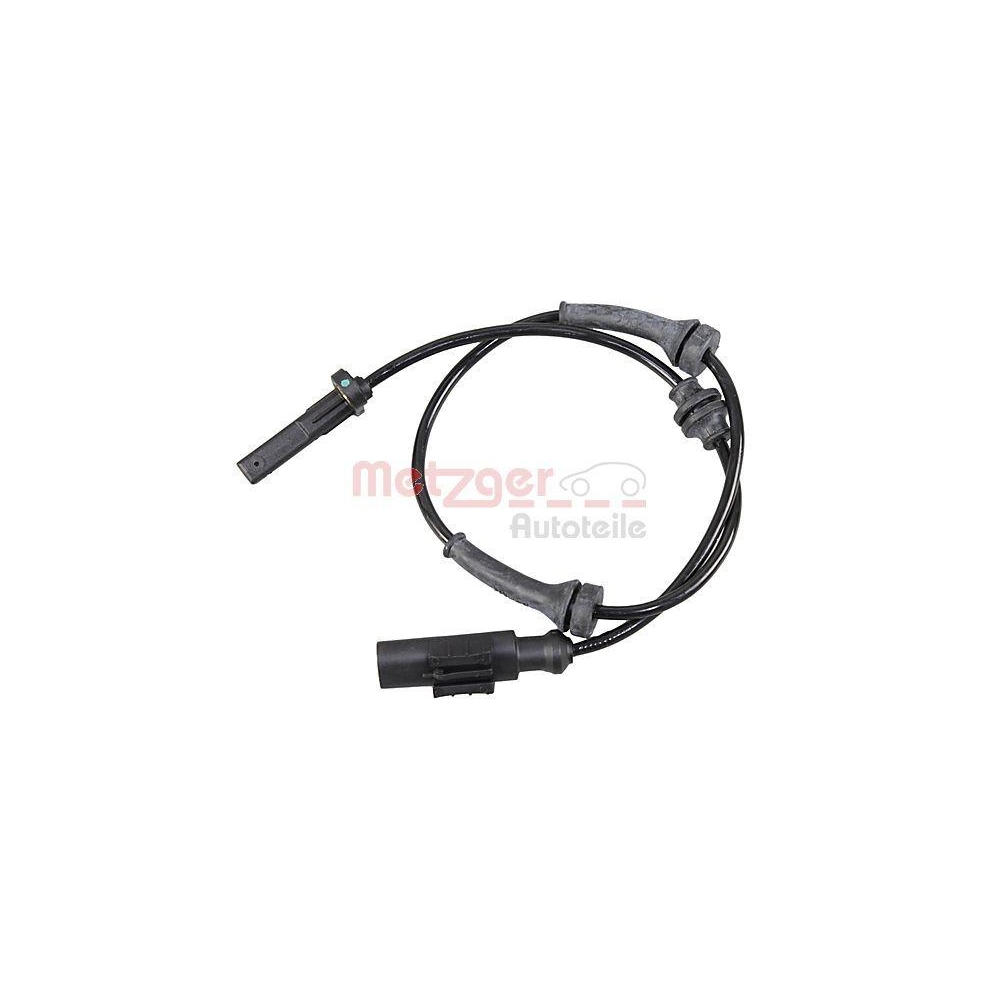 Sensor, Raddrehzahl METZGER 09001191 f&uuml;r FIAT, Hinterachse