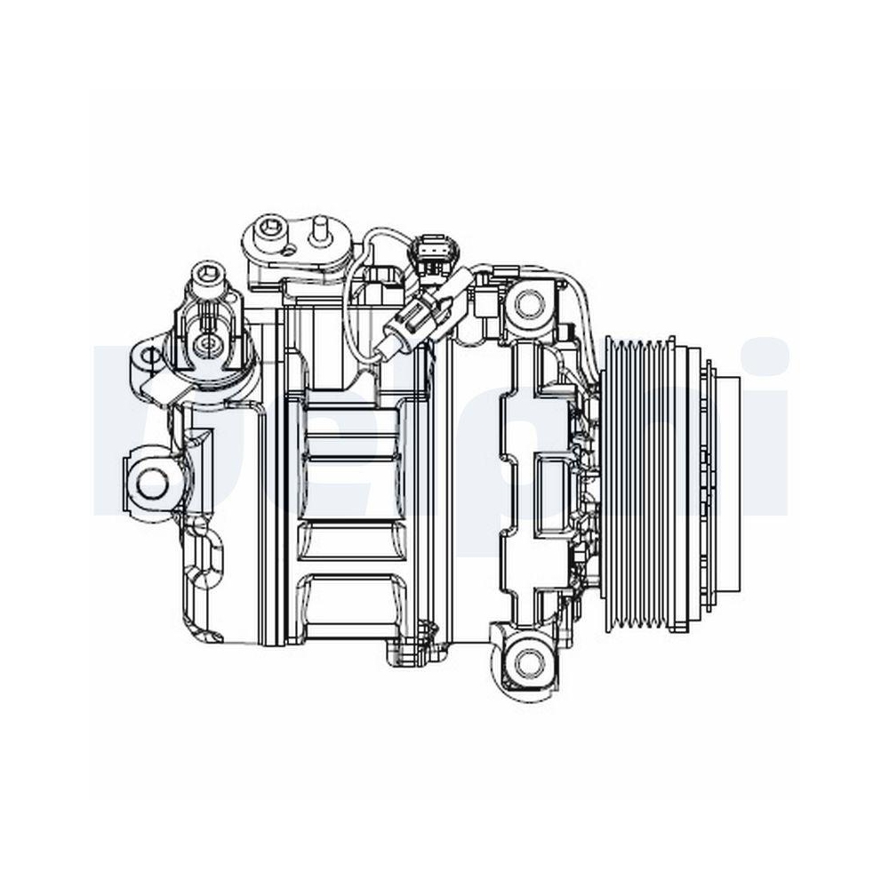 DELPHI CS20547 Kompressor, Klimaanlage f&uuml;r BMW