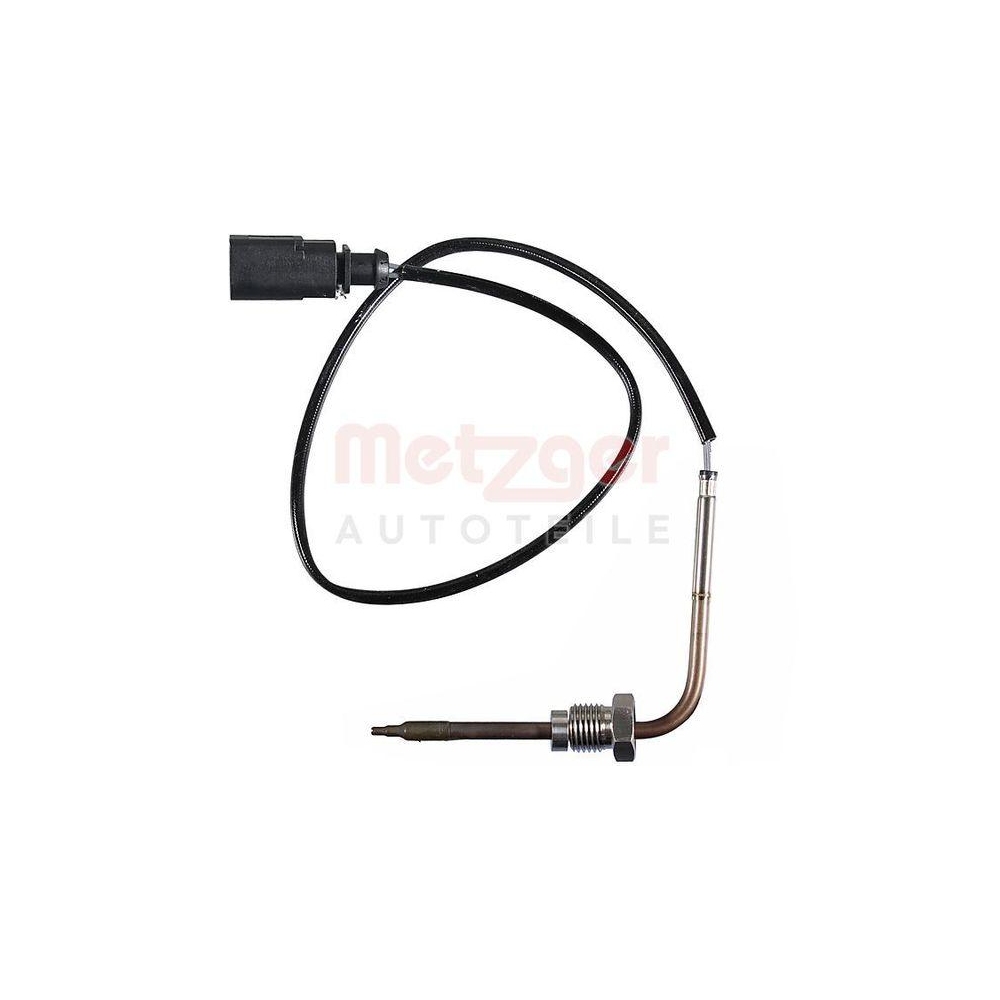Sensor, Abgastemperatur METZGER 08941096 f&uuml;r AUDI, vorne