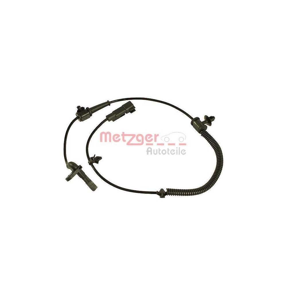 Sensor, Raddrehzahl METZGER 0900685 f&uuml;r OPEL SAAB, Hinterachse links