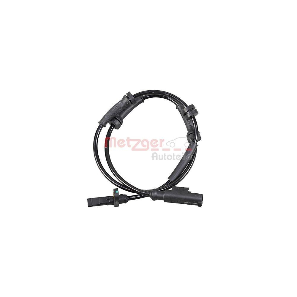 Sensor, Raddrehzahl METZGER 09001192 f&uuml;r FIAT, Hinterachse