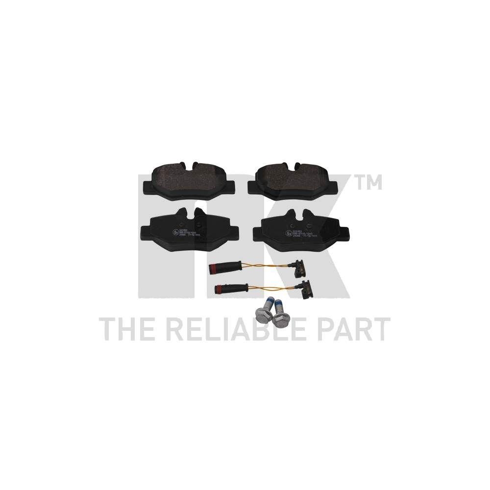 Bremsbelagsatz, Scheibenbremse NK 223352 f&uuml;r MERCEDES-BENZ, Hinterachse