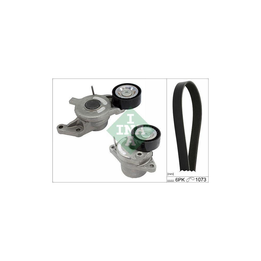 Keilrippenriemensatz INA 529 0360 10 f&uuml;r CITRO&Euml;N OPEL PEUGEOT VAUXHALL DS